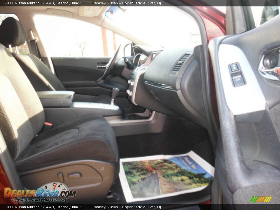2011 Nissan Murano SV AWD Merlot / Black Photo #19