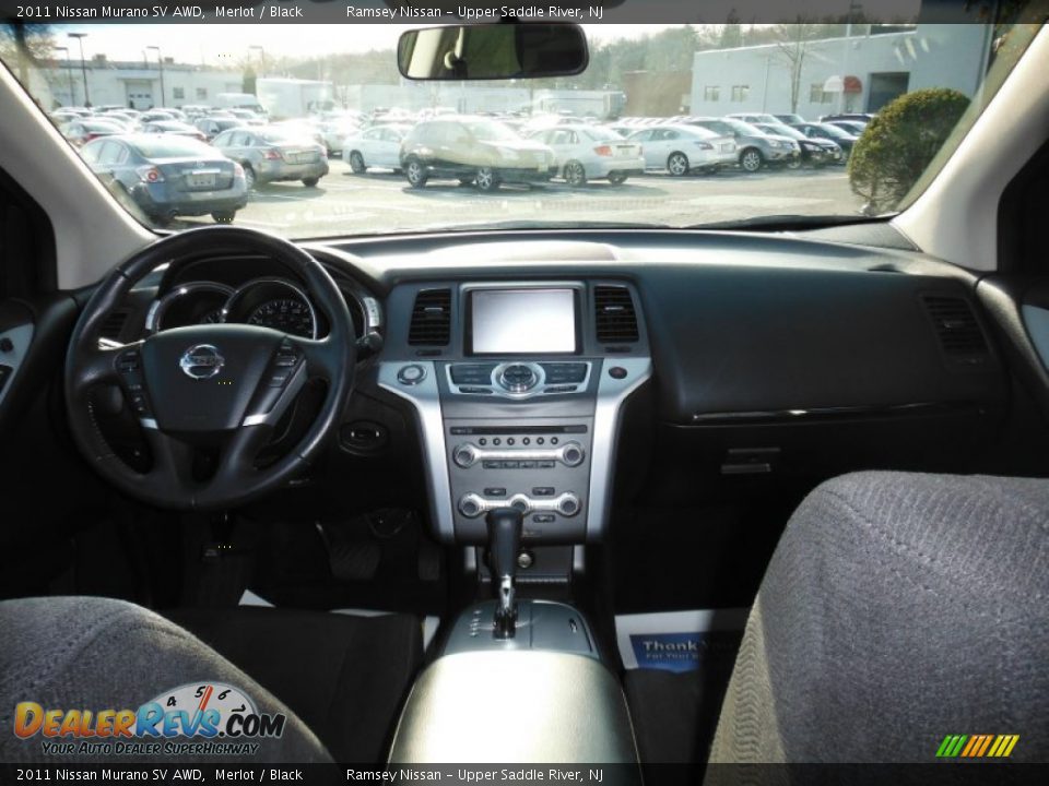 2011 Nissan Murano SV AWD Merlot / Black Photo #20