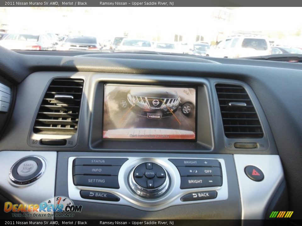 2011 Nissan Murano SV AWD Merlot / Black Photo #24