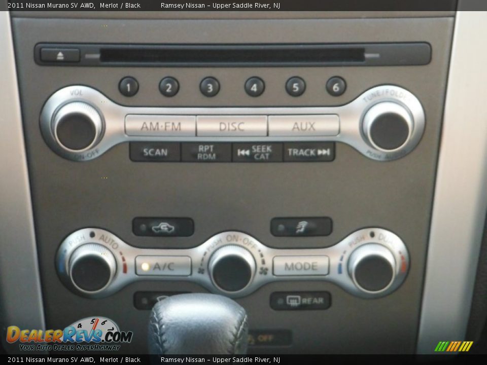 2011 Nissan Murano SV AWD Merlot / Black Photo #25
