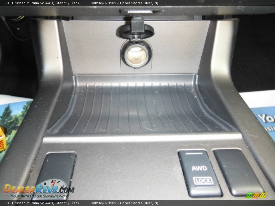 2011 Nissan Murano SV AWD Merlot / Black Photo #26