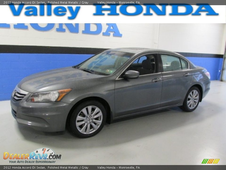 2012 Honda Accord EX Sedan Polished Metal Metallic / Gray Photo #1