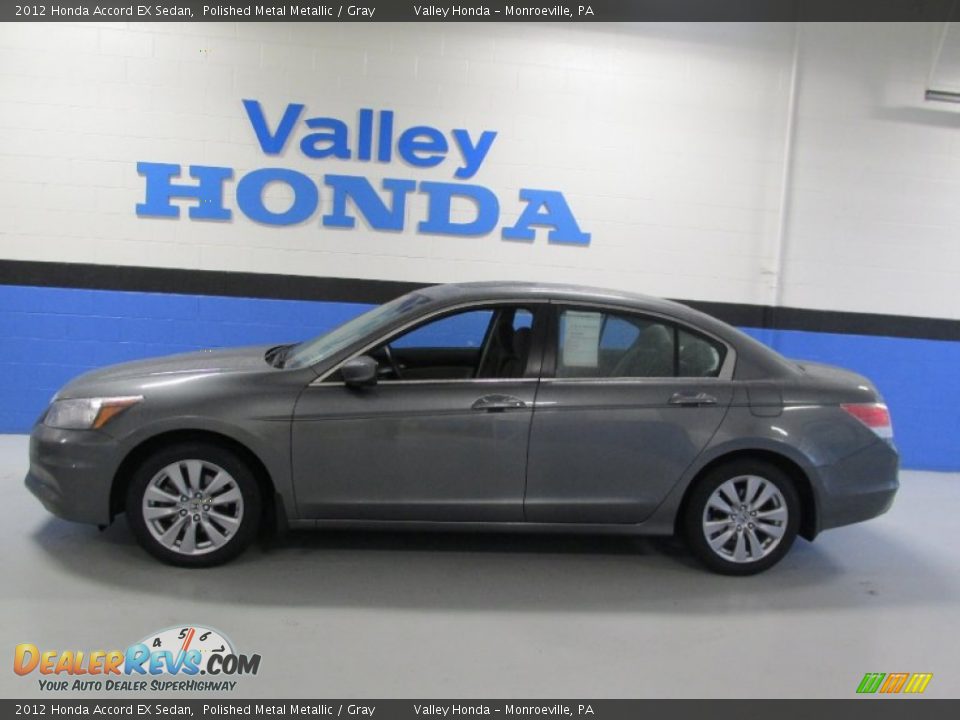2012 Honda Accord EX Sedan Polished Metal Metallic / Gray Photo #2