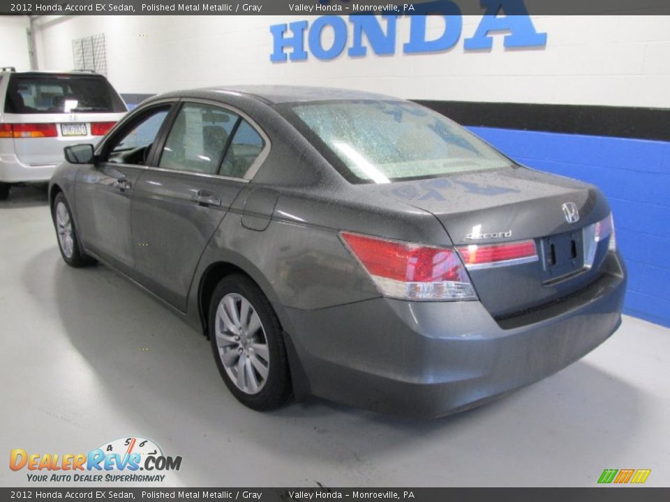 2012 Honda Accord EX Sedan Polished Metal Metallic / Gray Photo #3