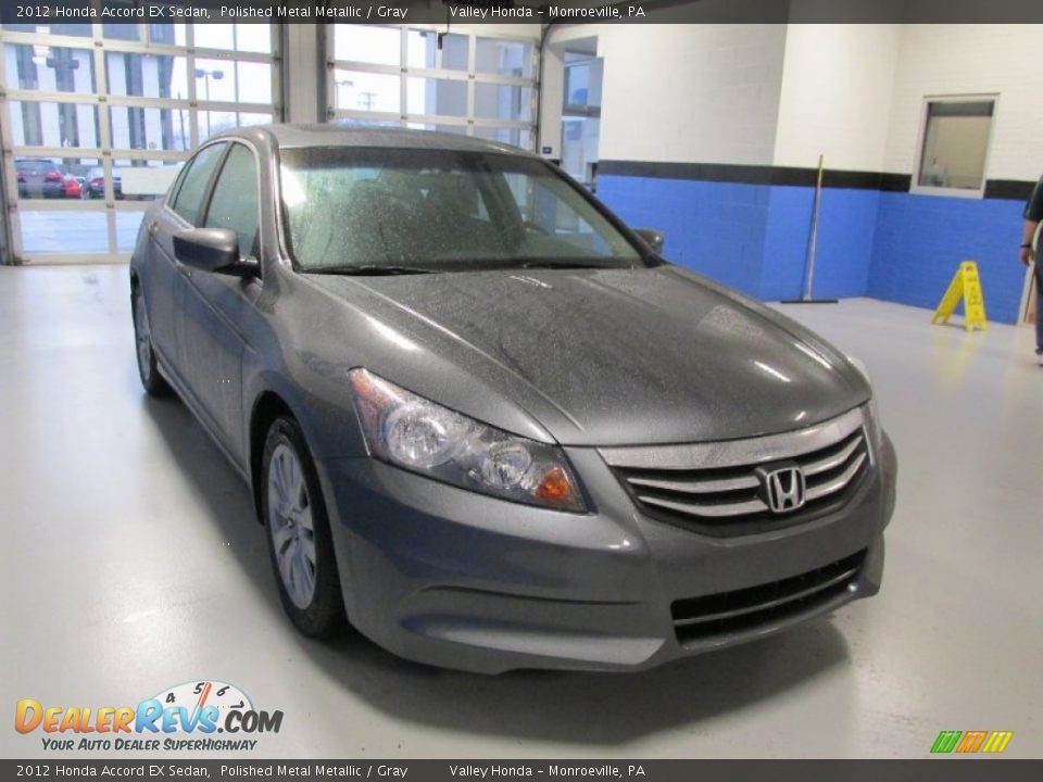 2012 Honda Accord EX Sedan Polished Metal Metallic / Gray Photo #5