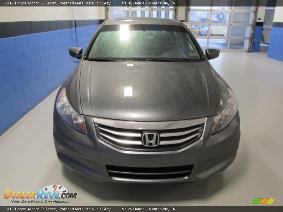 2012 Honda Accord EX Sedan Polished Metal Metallic / Gray Photo #6