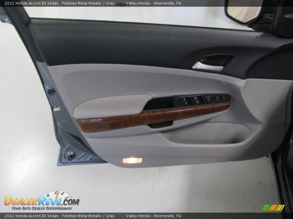2012 Honda Accord EX Sedan Polished Metal Metallic / Gray Photo #7