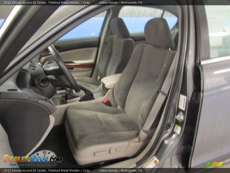 2012 Honda Accord EX Sedan Polished Metal Metallic / Gray Photo #8
