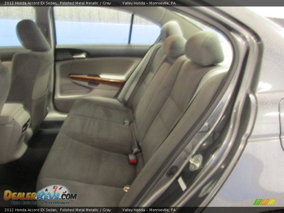 2012 Honda Accord EX Sedan Polished Metal Metallic / Gray Photo #9