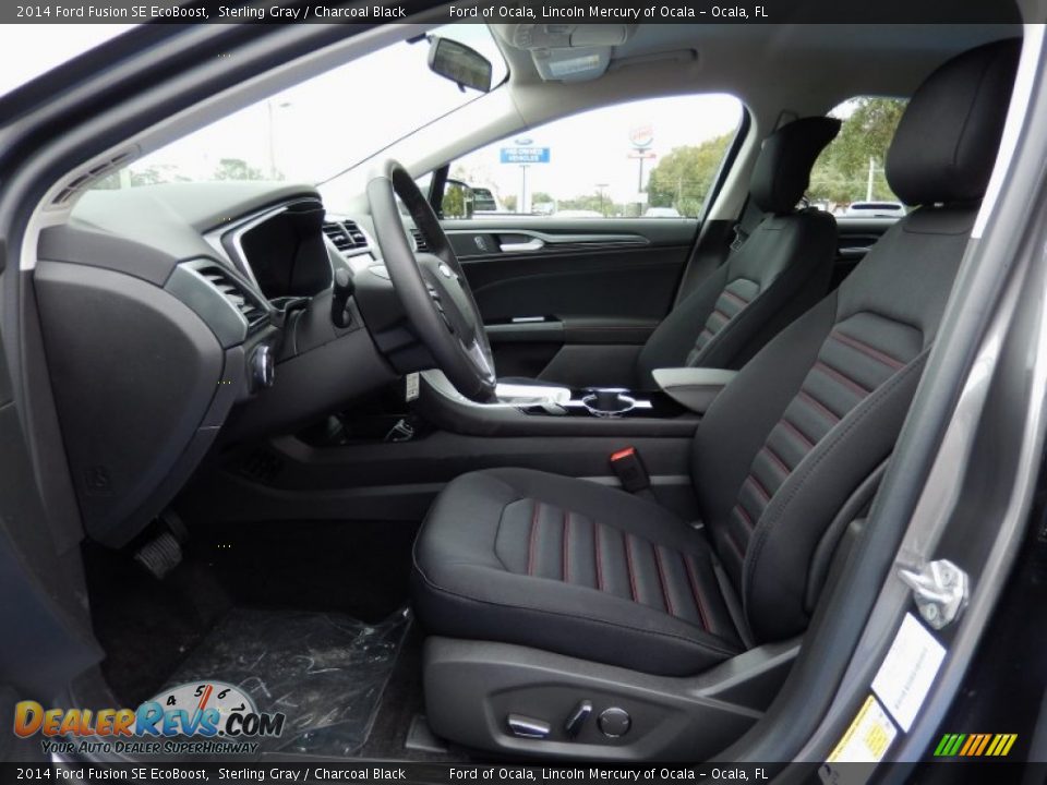 2014 Ford Fusion SE EcoBoost Sterling Gray / Charcoal Black Photo #6