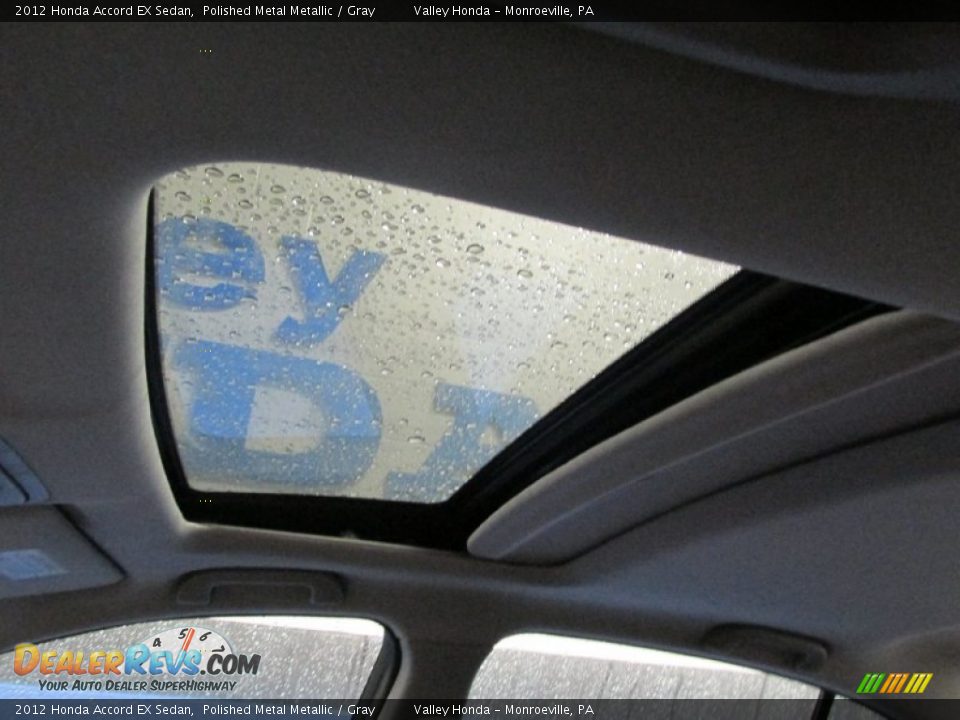 2012 Honda Accord EX Sedan Polished Metal Metallic / Gray Photo #10