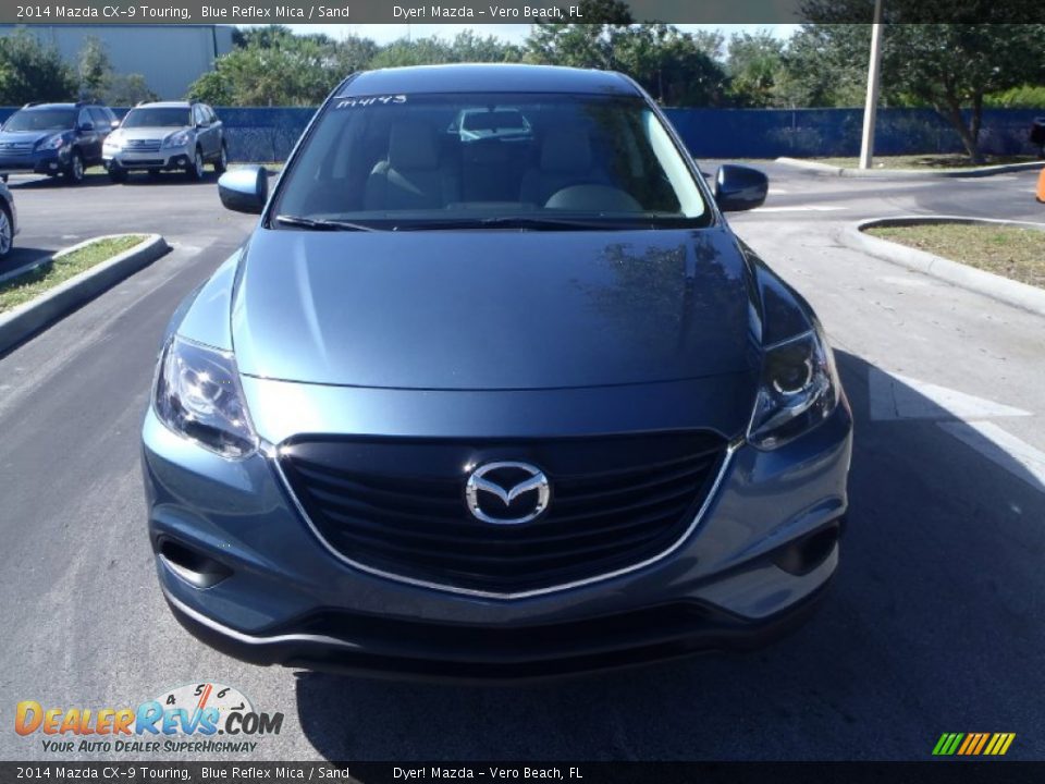 2014 Mazda CX-9 Touring Blue Reflex Mica / Sand Photo #2