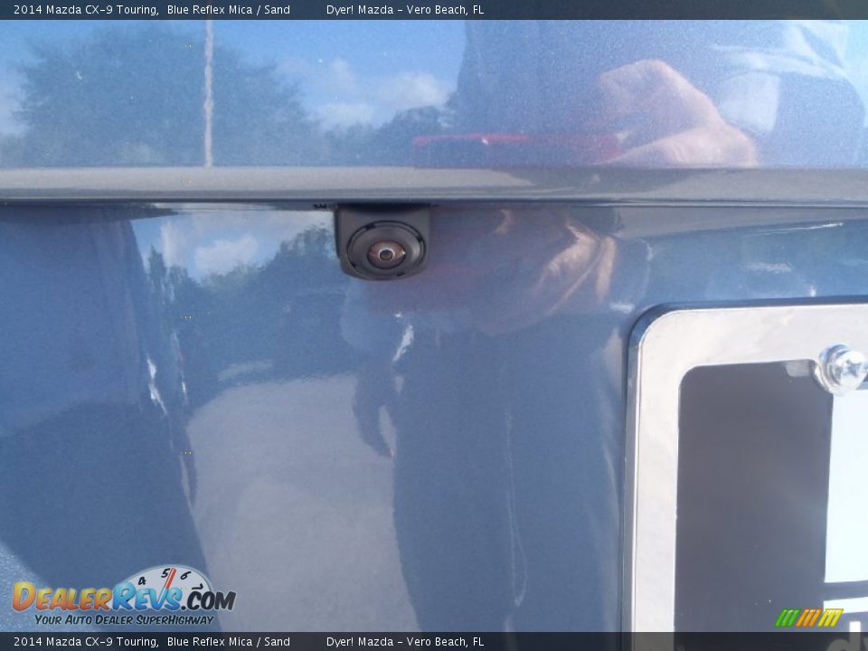 2014 Mazda CX-9 Touring Blue Reflex Mica / Sand Photo #5