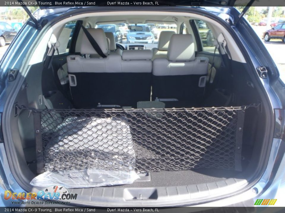 2014 Mazda CX-9 Touring Blue Reflex Mica / Sand Photo #6
