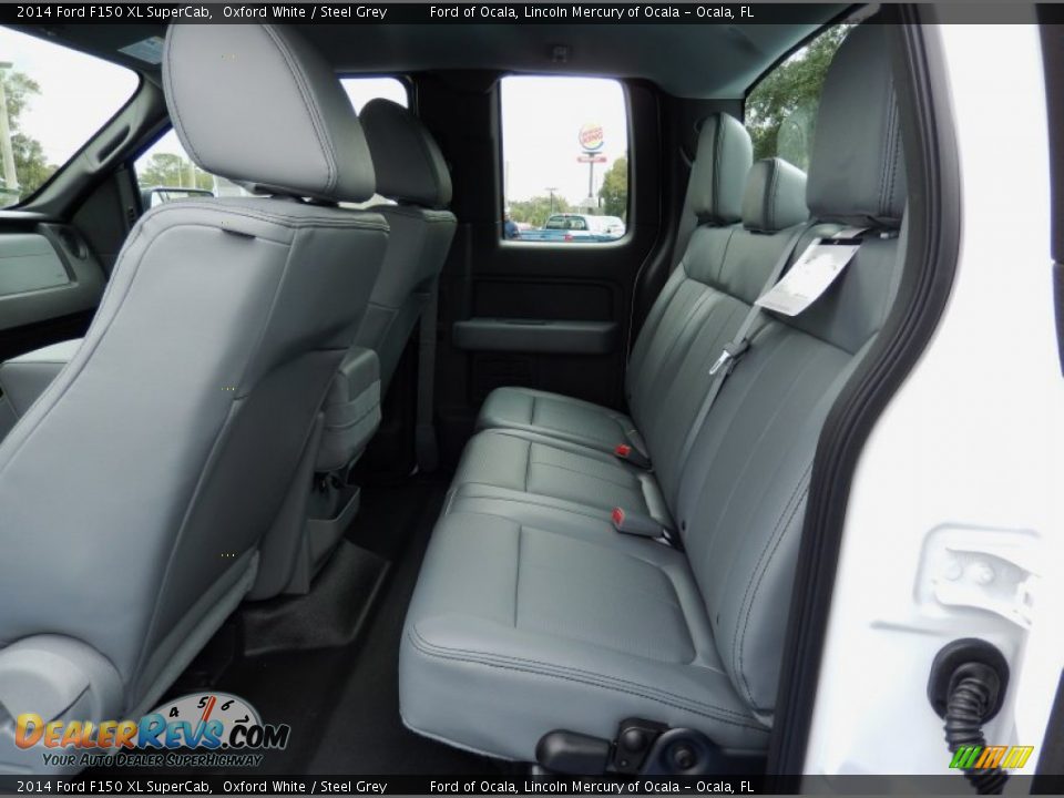 Rear Seat of 2014 Ford F150 XL SuperCab Photo #7