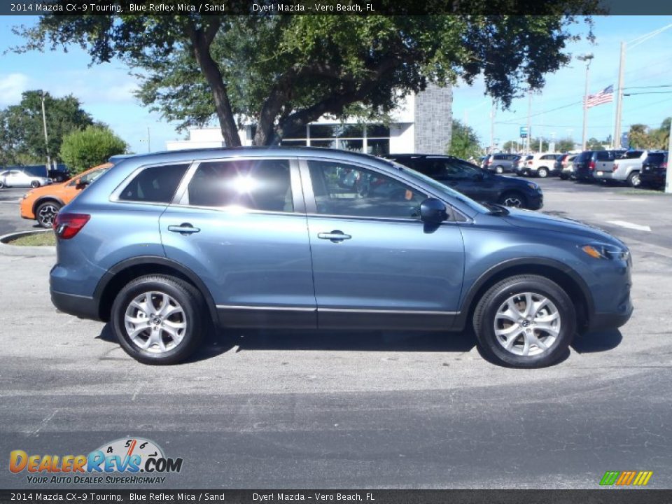 Blue Reflex Mica 2014 Mazda CX-9 Touring Photo #8