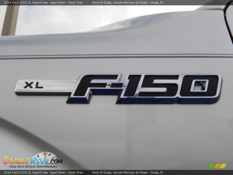 2014 Ford F150 XL SuperCrew Ingot Silver / Steel Grey Photo #5