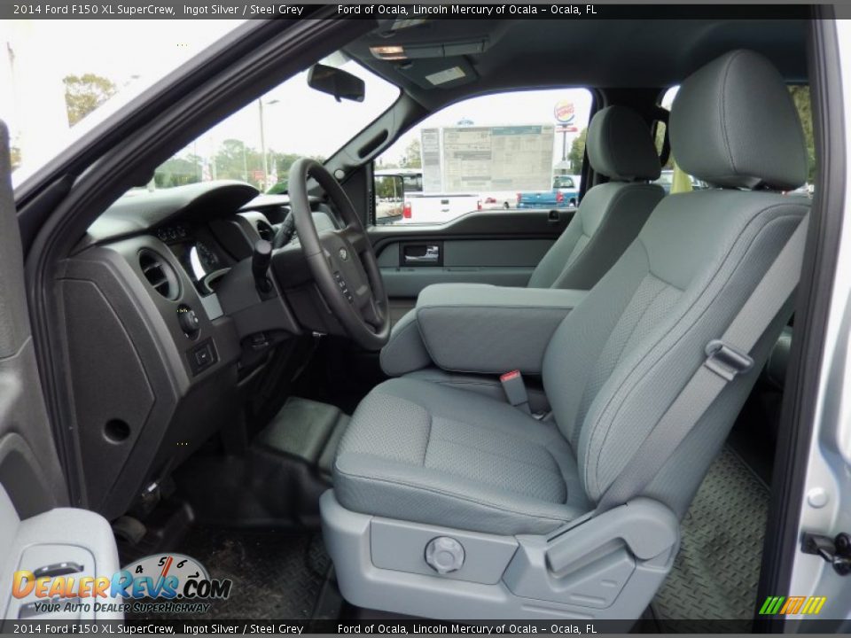 Front Seat of 2014 Ford F150 XL SuperCrew Photo #6