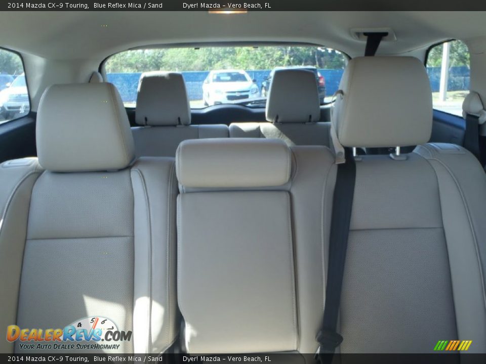 2014 Mazda CX-9 Touring Blue Reflex Mica / Sand Photo #20