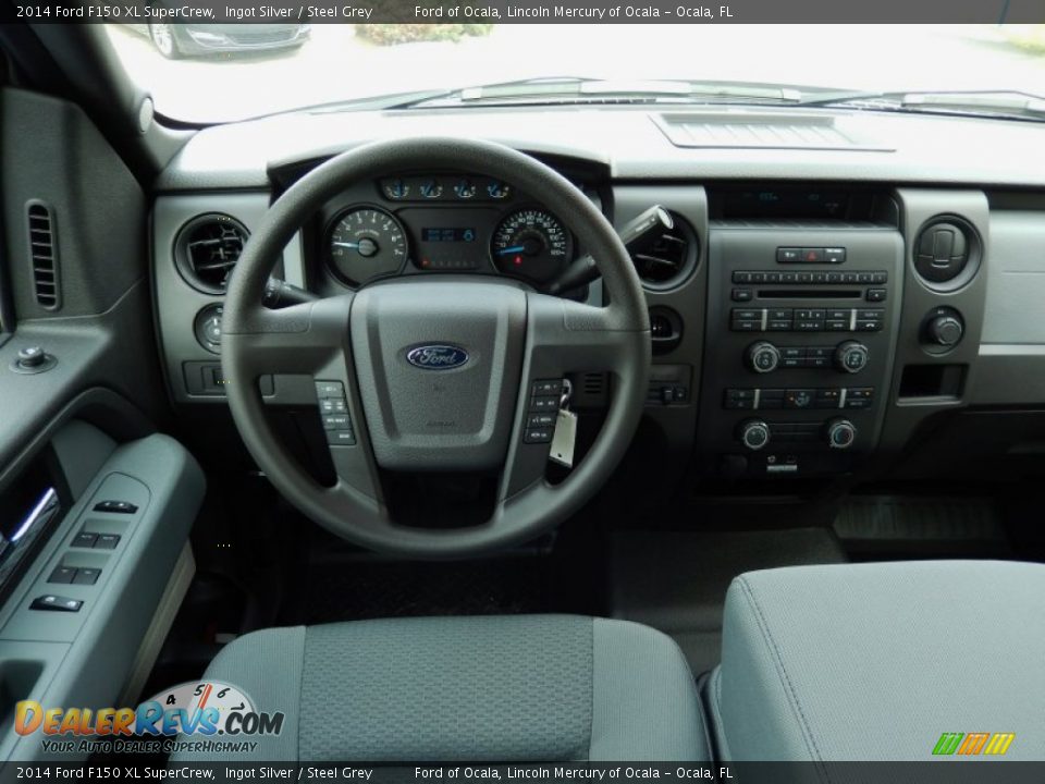 Dashboard of 2014 Ford F150 XL SuperCrew Photo #8