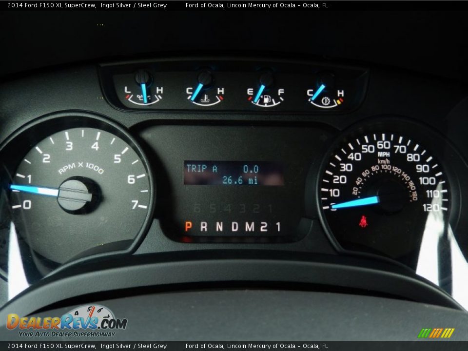 2014 Ford F150 XL SuperCrew Gauges Photo #9