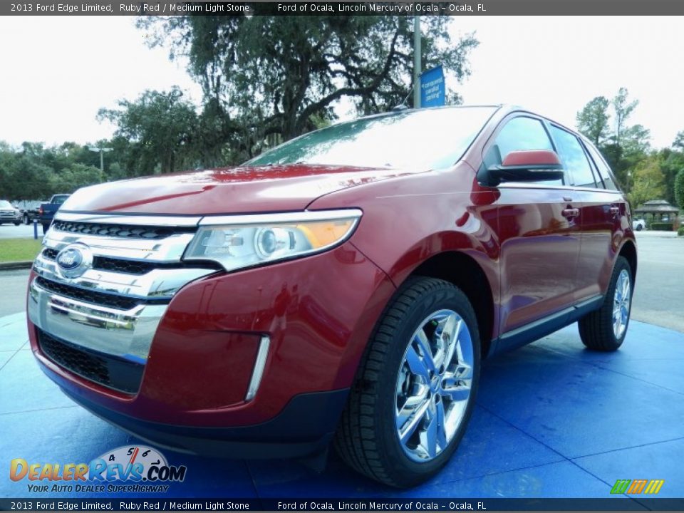 Front 3/4 View of 2013 Ford Edge Limited Photo #1