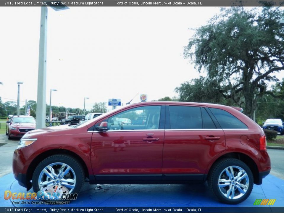 Ruby Red 2013 Ford Edge Limited Photo #2