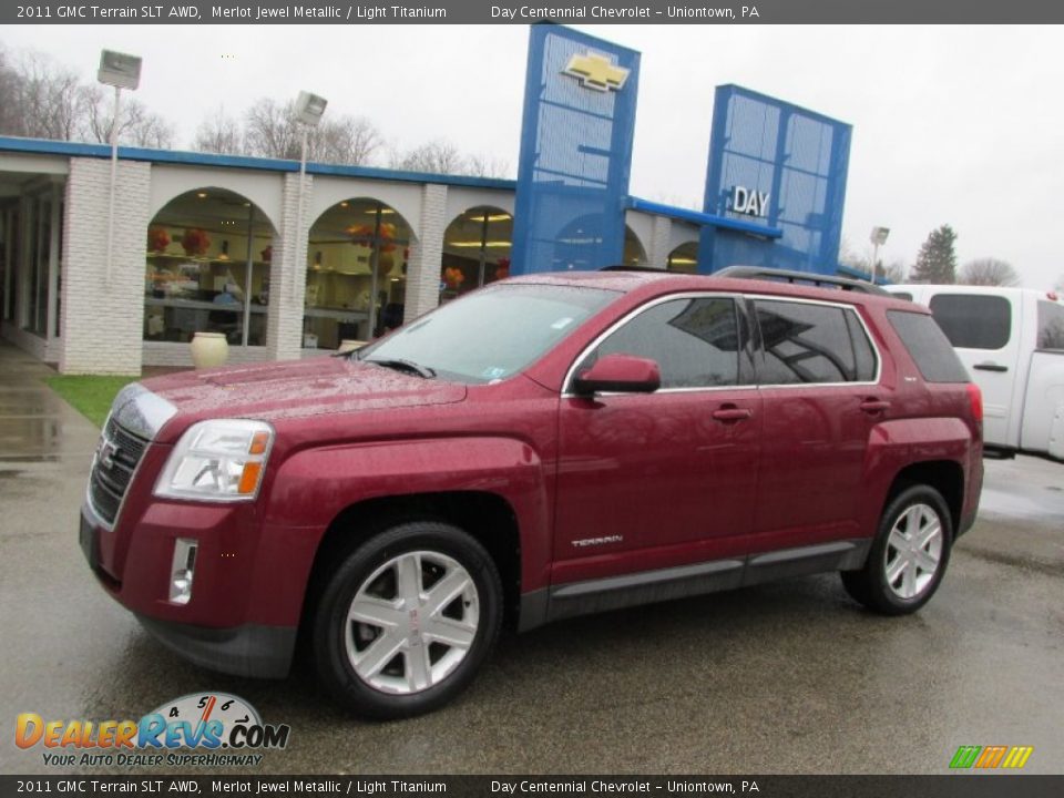 2011 GMC Terrain SLT AWD Merlot Jewel Metallic / Light Titanium Photo #1
