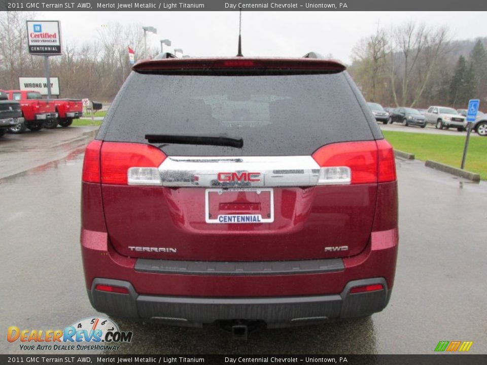 2011 GMC Terrain SLT AWD Merlot Jewel Metallic / Light Titanium Photo #5