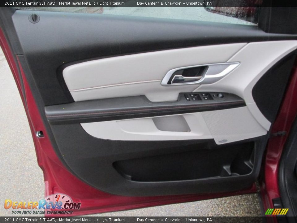 2011 GMC Terrain SLT AWD Merlot Jewel Metallic / Light Titanium Photo #12