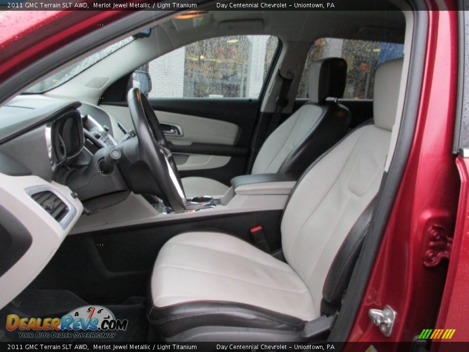 2011 GMC Terrain SLT AWD Merlot Jewel Metallic / Light Titanium Photo #13