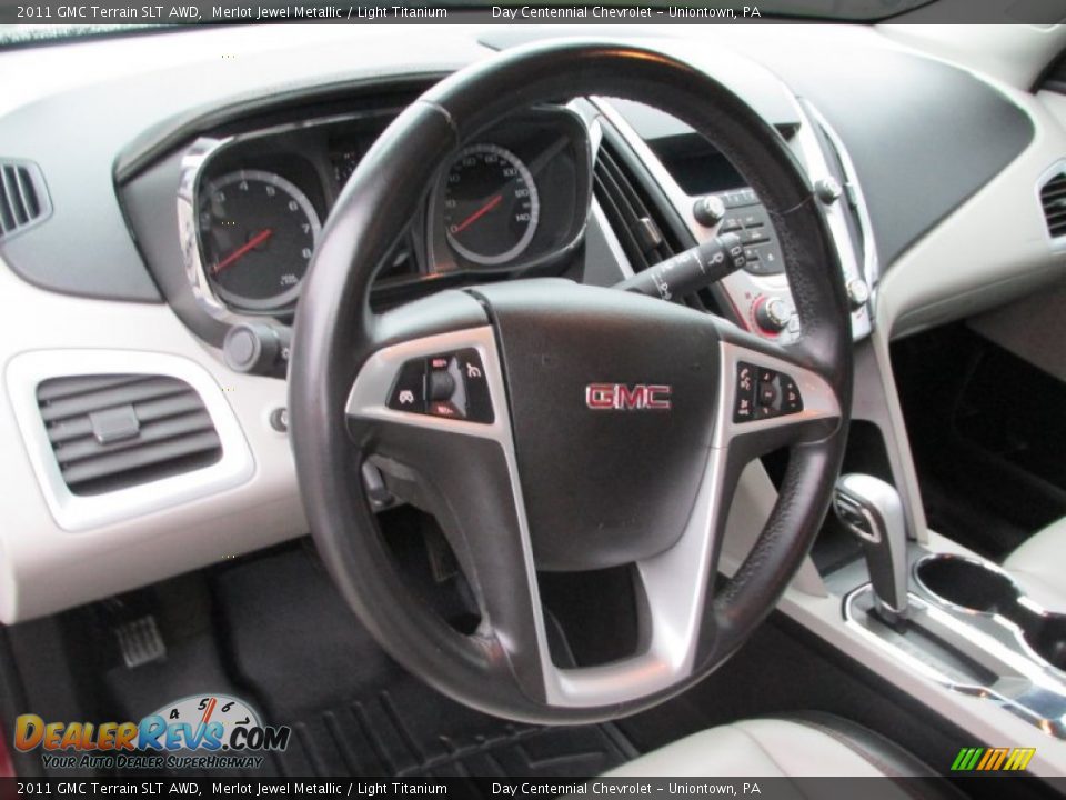 2011 GMC Terrain SLT AWD Merlot Jewel Metallic / Light Titanium Photo #15