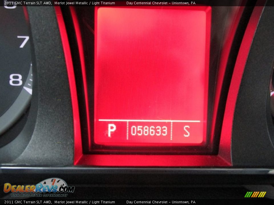 2011 GMC Terrain SLT AWD Merlot Jewel Metallic / Light Titanium Photo #20