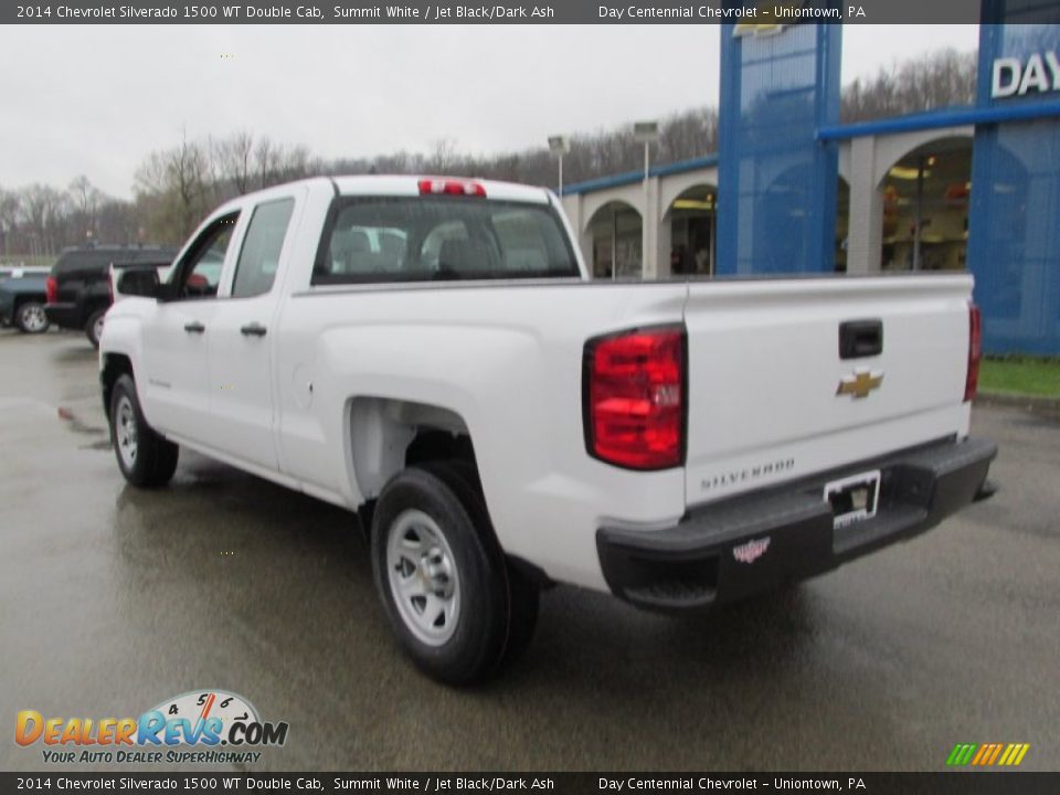 2014 Chevrolet Silverado 1500 WT Double Cab Summit White / Jet Black/Dark Ash Photo #4