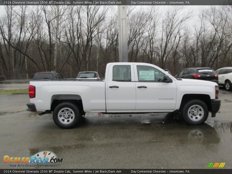 Summit White 2014 Chevrolet Silverado 1500 WT Double Cab Photo #7