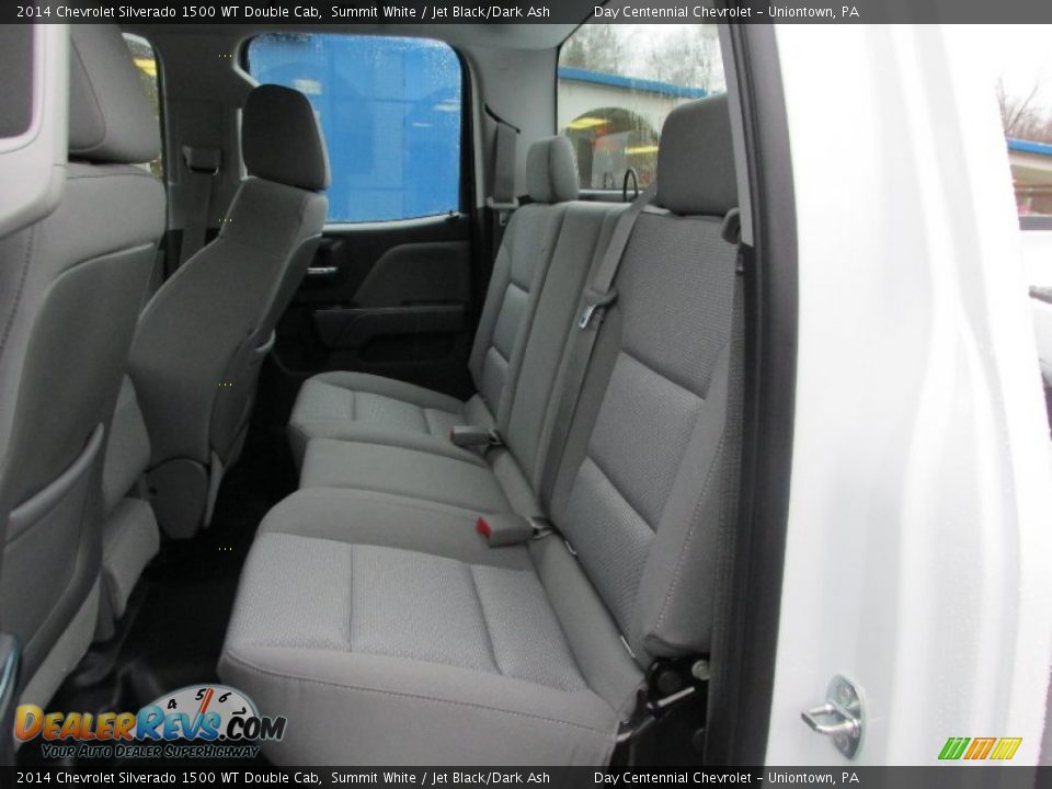 2014 Chevrolet Silverado 1500 WT Double Cab Summit White / Jet Black/Dark Ash Photo #13