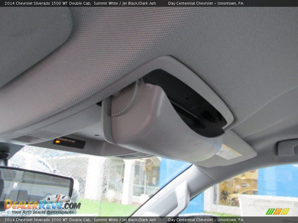 2014 Chevrolet Silverado 1500 WT Double Cab Summit White / Jet Black/Dark Ash Photo #16