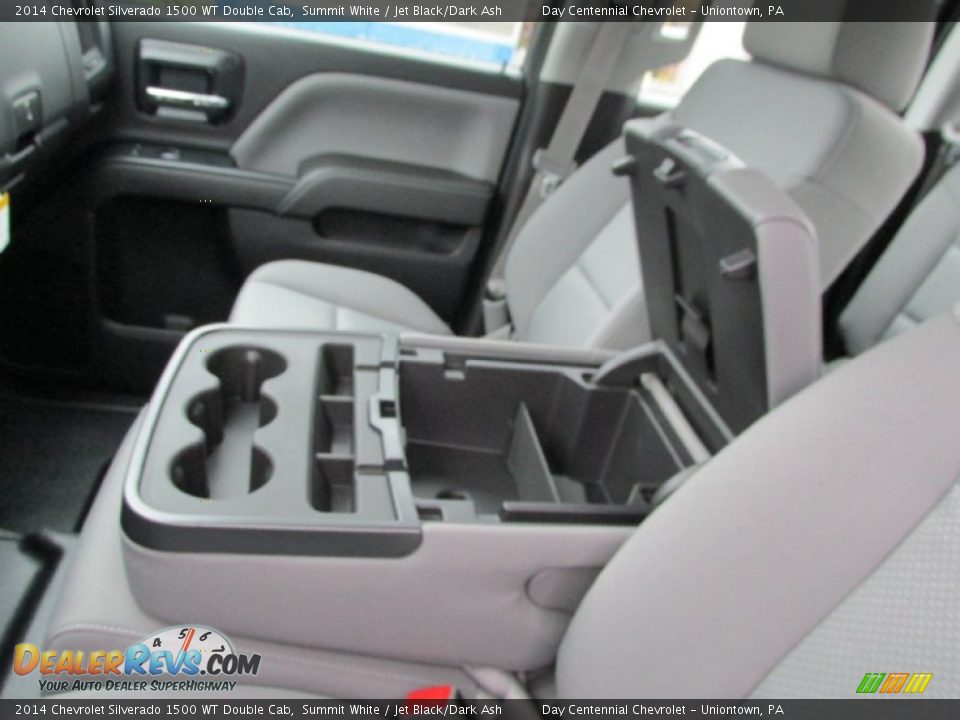 2014 Chevrolet Silverado 1500 WT Double Cab Summit White / Jet Black/Dark Ash Photo #17