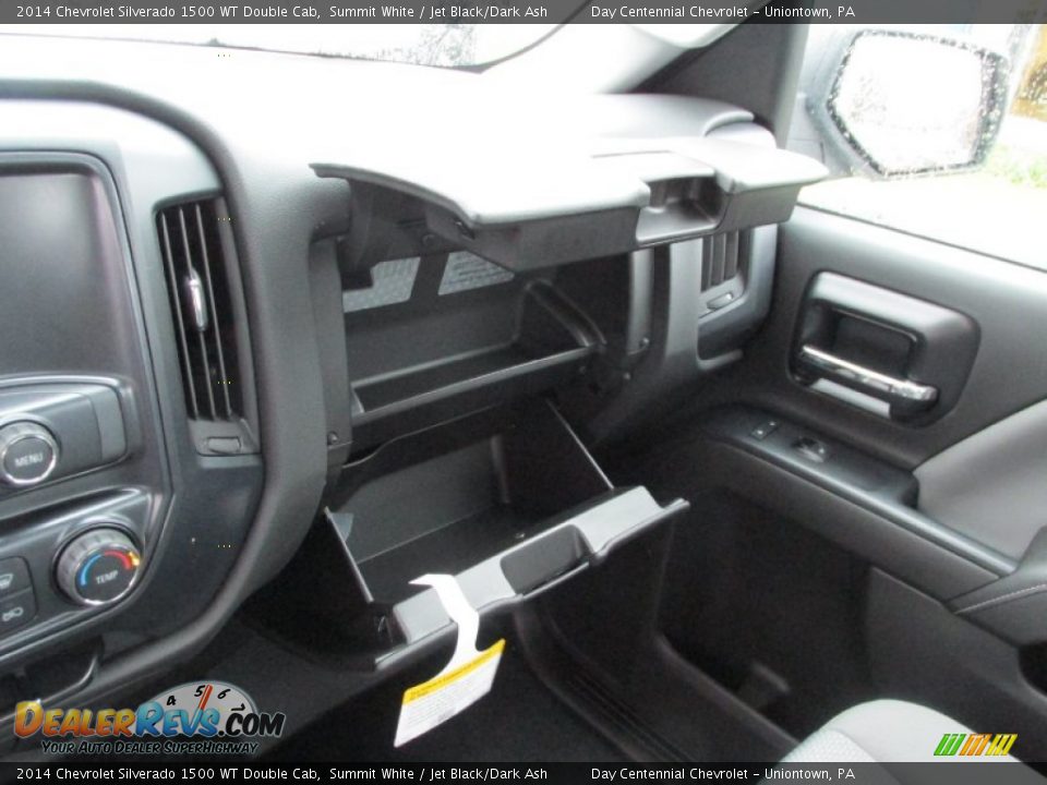 2014 Chevrolet Silverado 1500 WT Double Cab Summit White / Jet Black/Dark Ash Photo #18
