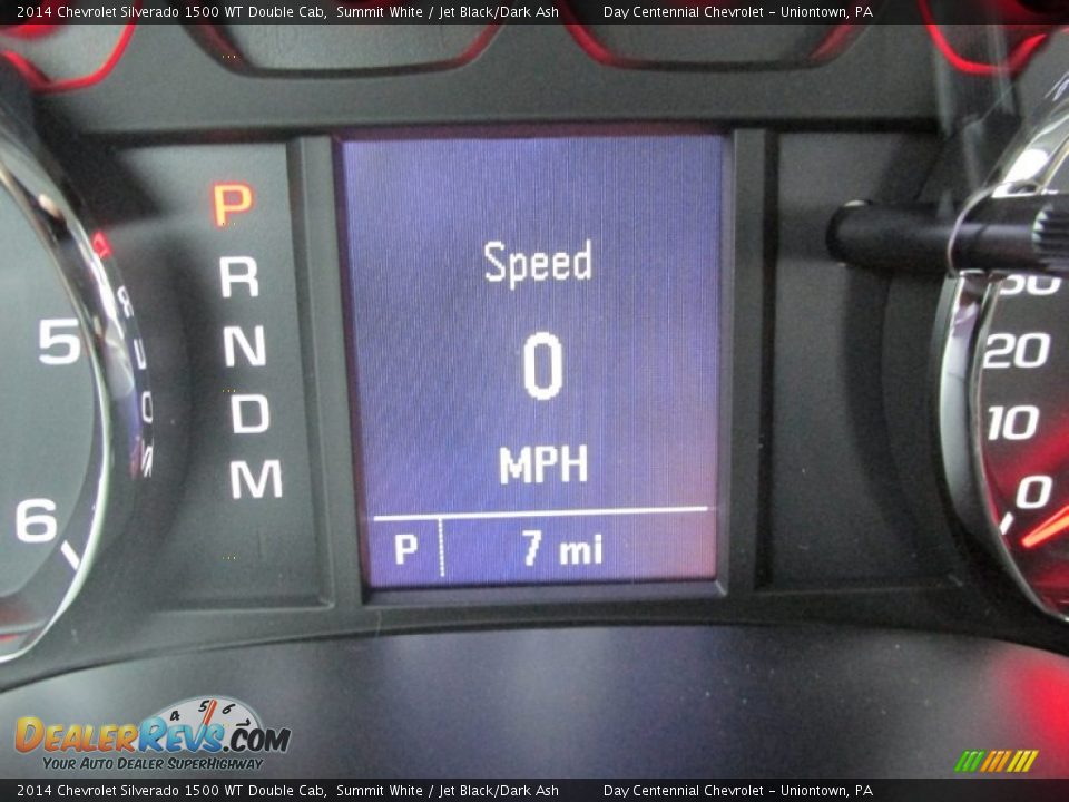 2014 Chevrolet Silverado 1500 WT Double Cab Summit White / Jet Black/Dark Ash Photo #20