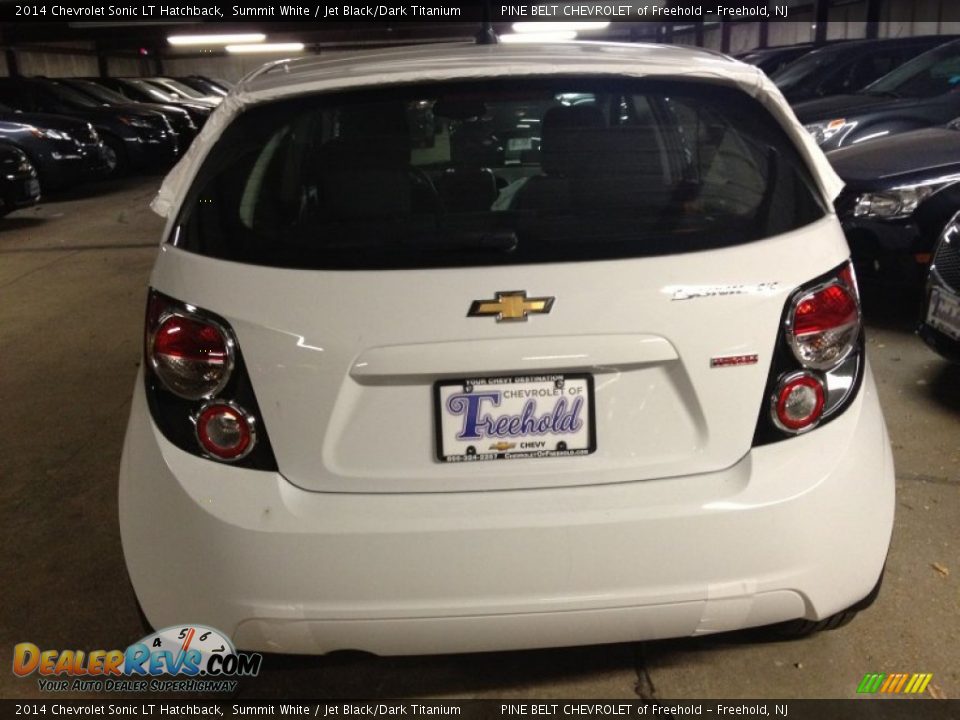 2014 Chevrolet Sonic LT Hatchback Summit White / Jet Black/Dark Titanium Photo #5