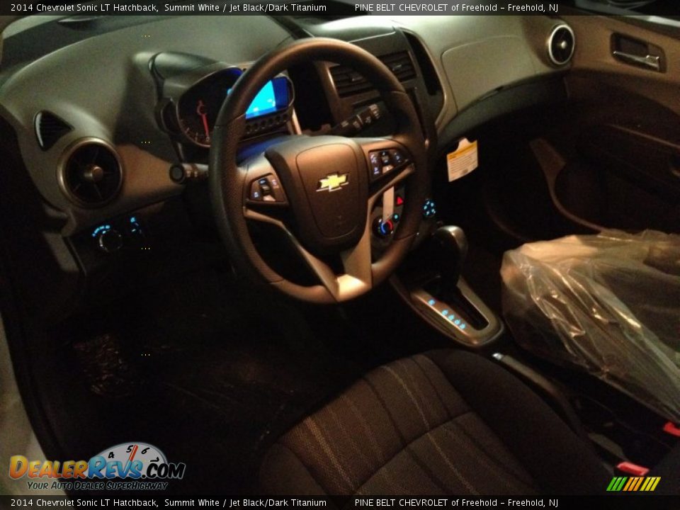 2014 Chevrolet Sonic LT Hatchback Summit White / Jet Black/Dark Titanium Photo #7