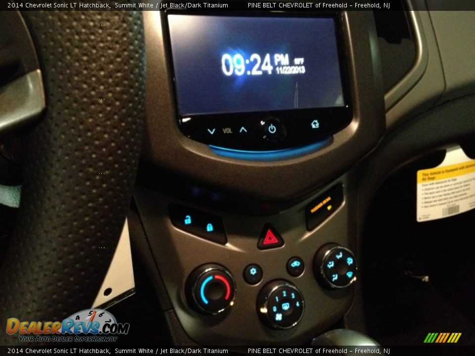 2014 Chevrolet Sonic LT Hatchback Summit White / Jet Black/Dark Titanium Photo #10