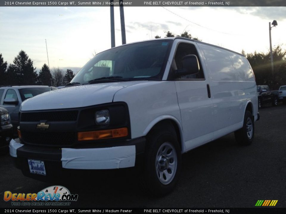 2014 Chevrolet Express 1500 Cargo WT Summit White / Medium Pewter Photo #1