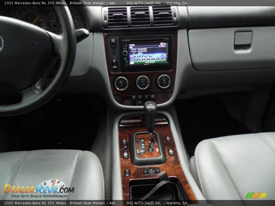 2003 Mercedes-Benz ML 350 4Matic Brilliant Silver Metallic / Ash Photo #24