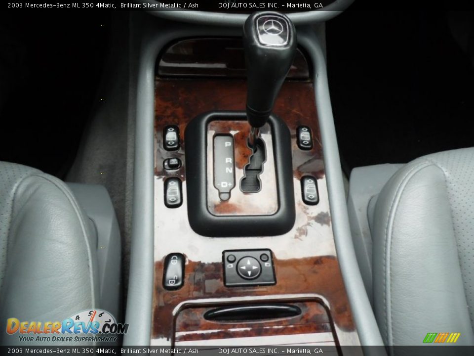 2003 Mercedes-Benz ML 350 4Matic Brilliant Silver Metallic / Ash Photo #25