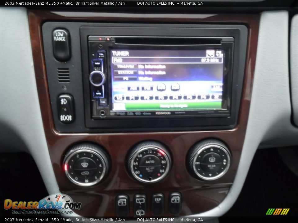 2003 Mercedes-Benz ML 350 4Matic Brilliant Silver Metallic / Ash Photo #28
