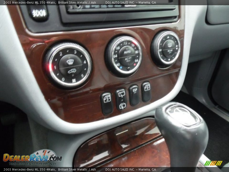 2003 Mercedes-Benz ML 350 4Matic Brilliant Silver Metallic / Ash Photo #29