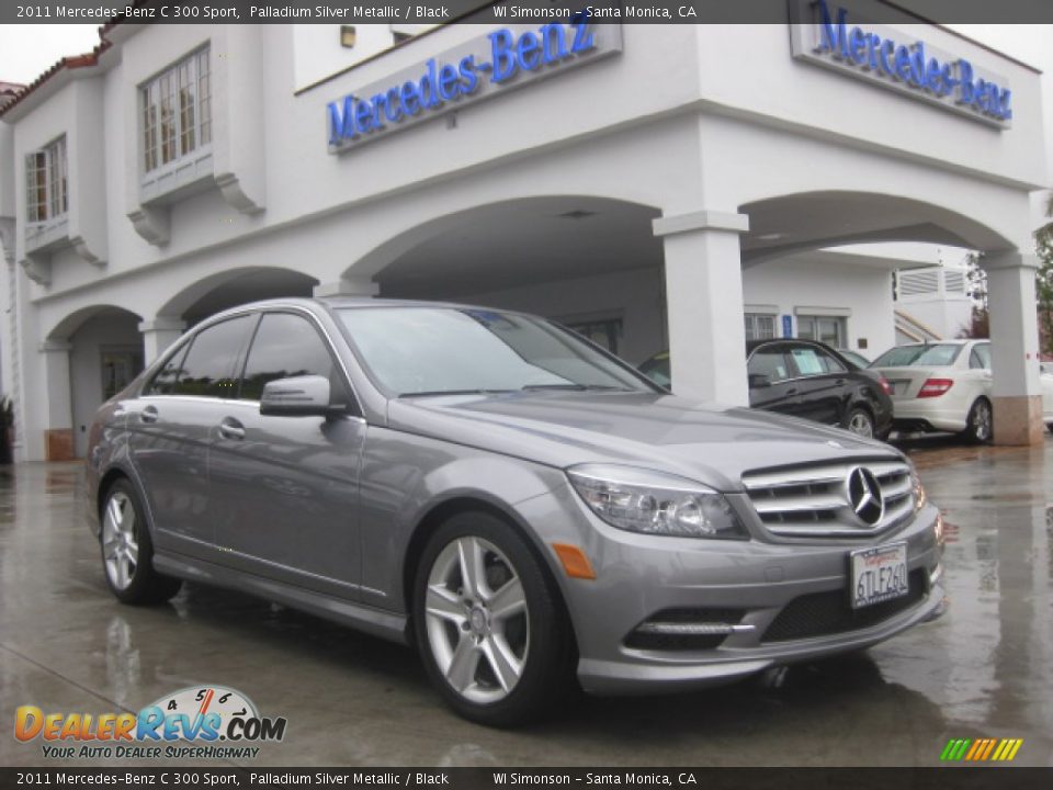 2011 Mercedes-Benz C 300 Sport Palladium Silver Metallic / Black Photo #1