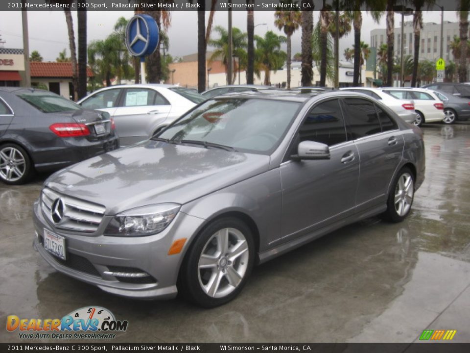 2011 Mercedes-Benz C 300 Sport Palladium Silver Metallic / Black Photo #5